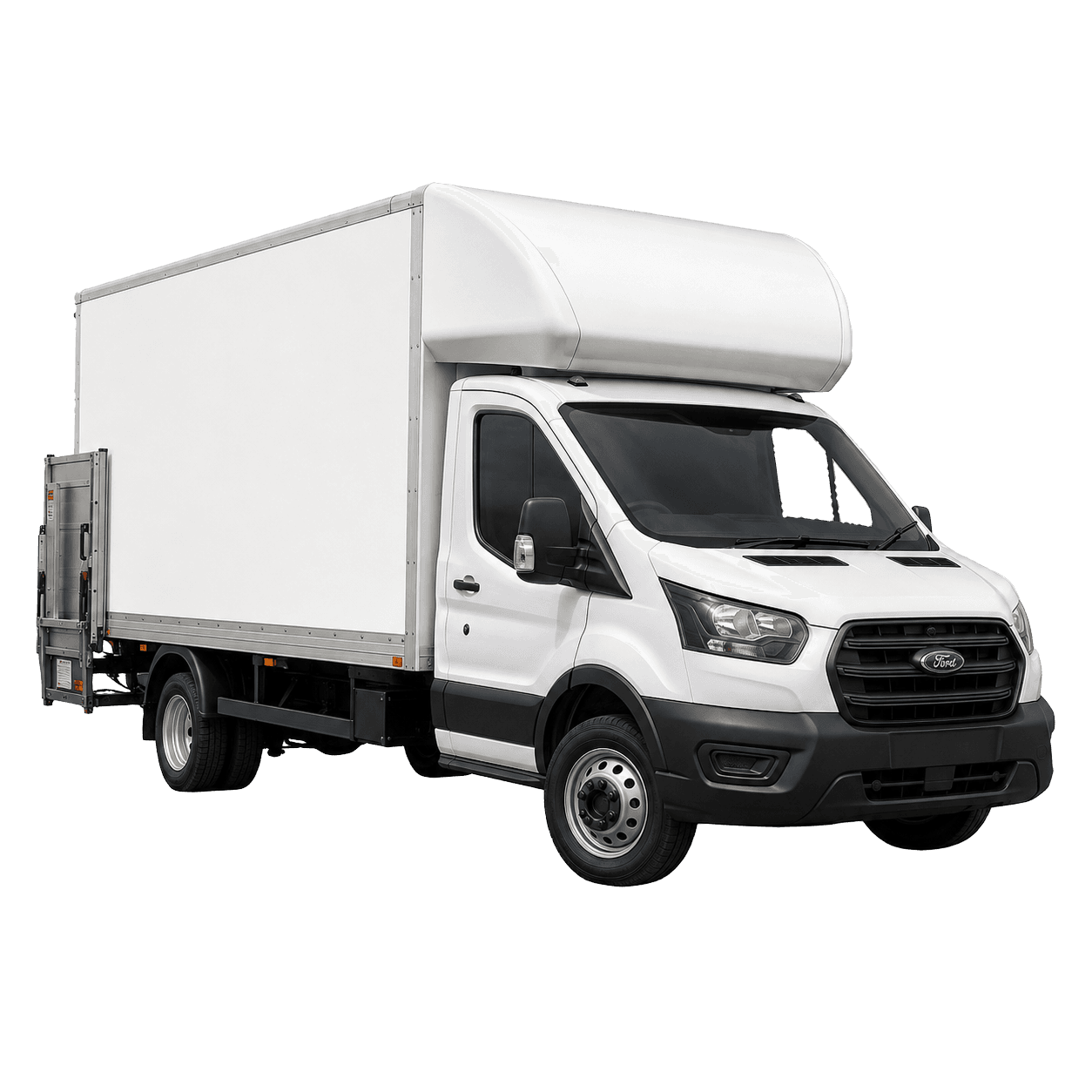 Luton box van with tail lift for moves in Woking